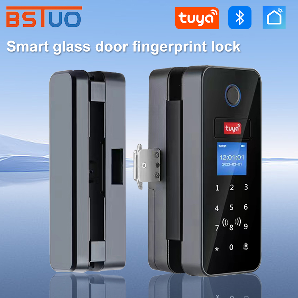 Glass Door Hinge - Cerradura de puerta de vidrio inteligente