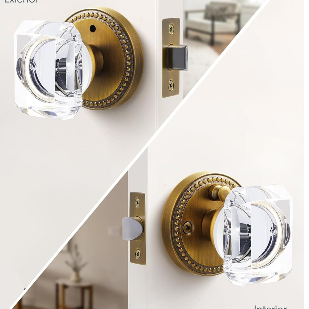 Glass Door Hinge - Manija de puerta de cristal cepillado,