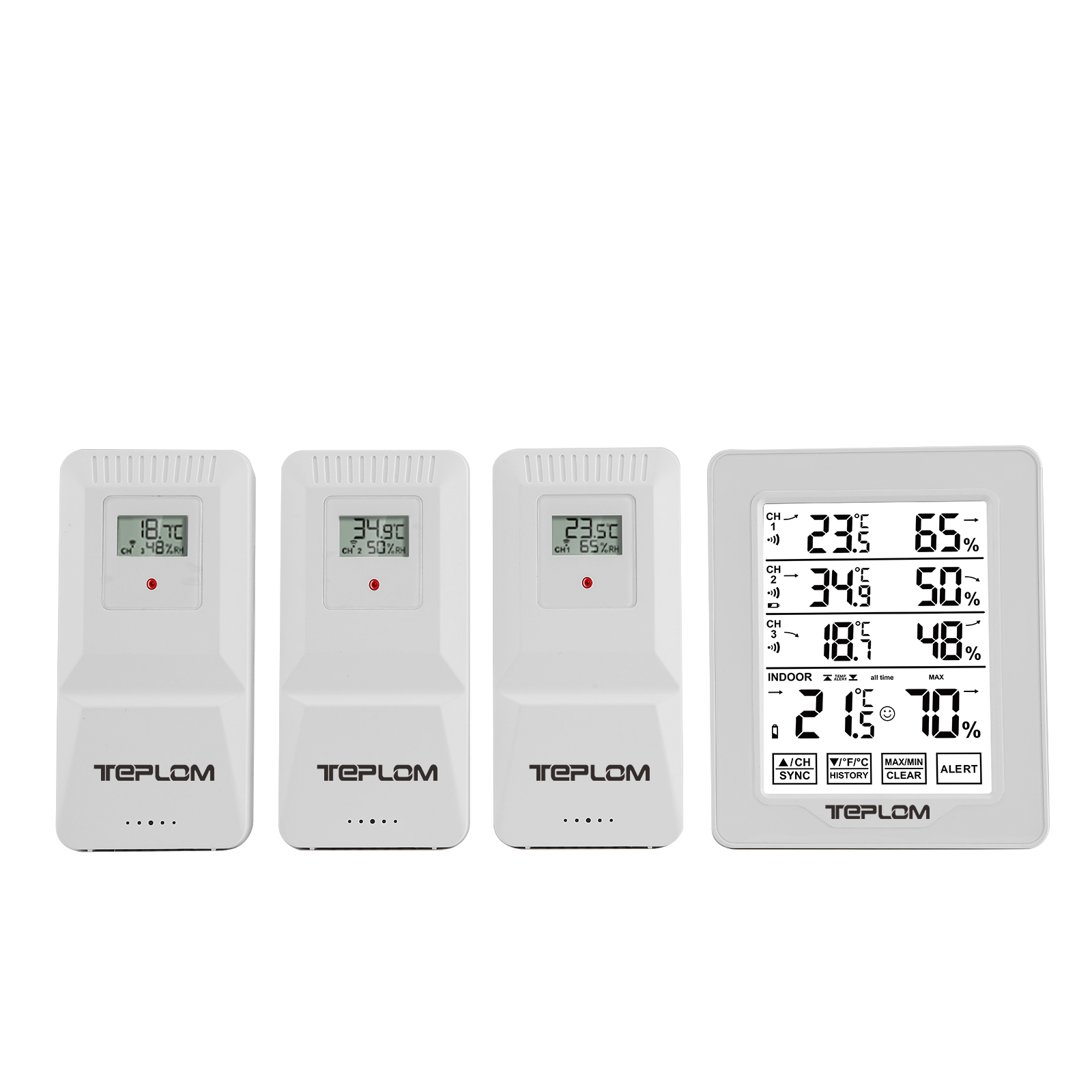 Digital Hygrometer Probe - Termómetro Higrómetro Digital Inalámbrico 3 en