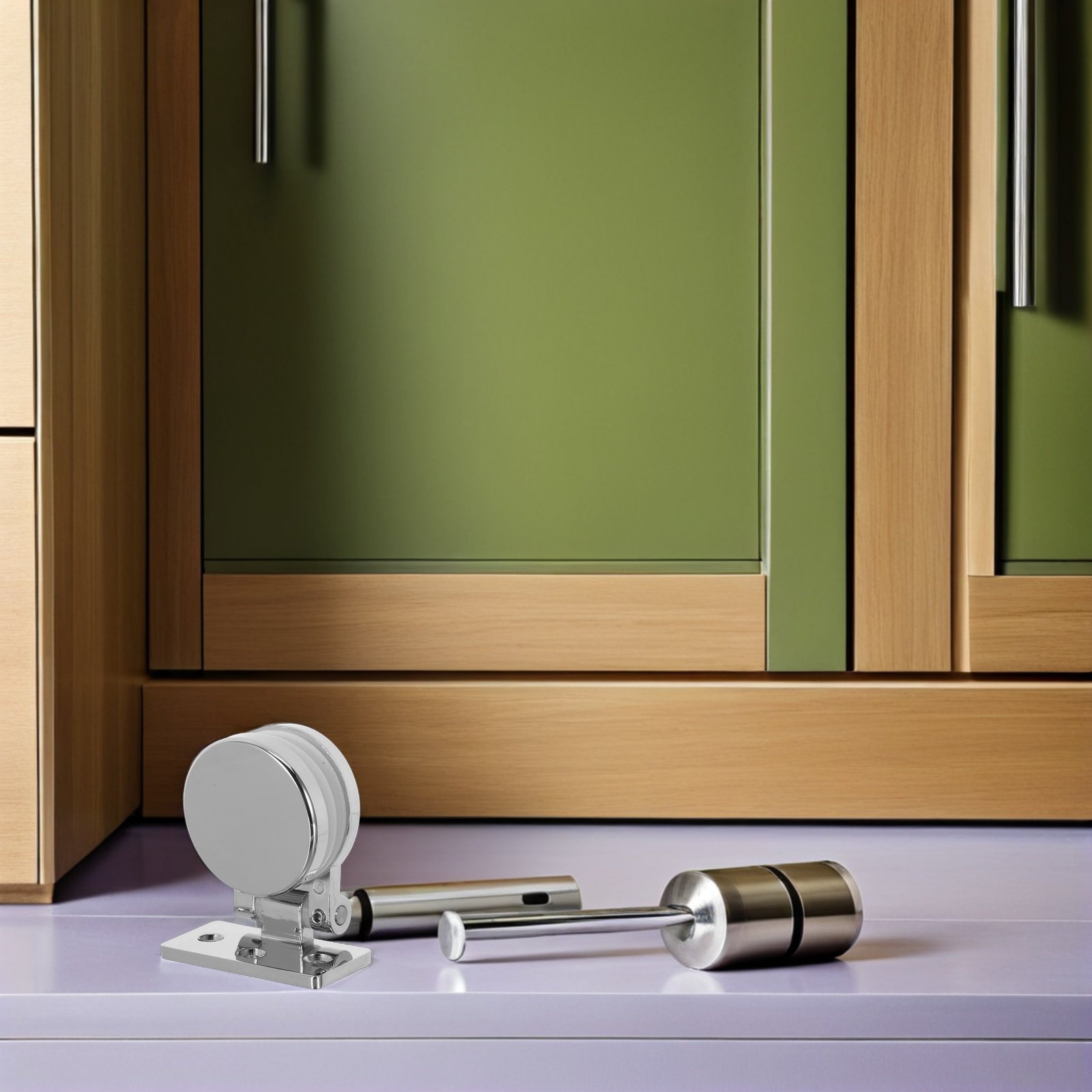 2 Piezas de Bisagras Redondas  - Glass Door Hinge reseña y precio